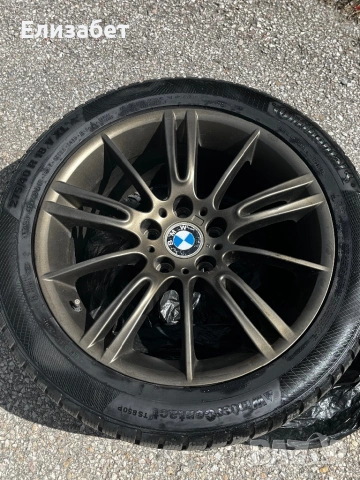 Джанти 18 , 5/120 Спорт пакет + гуми Continental , BMW БМВ, снимка 7 - Гуми и джанти - 54241188