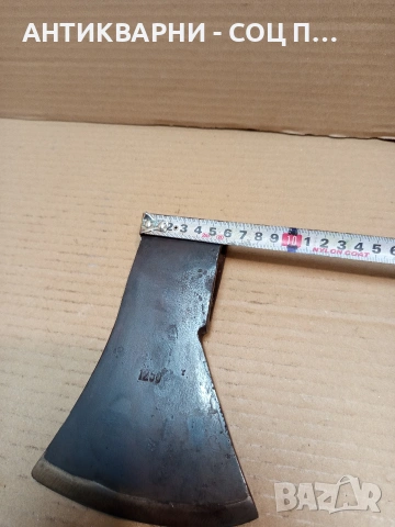 Стара Брадва Топор 1кг. НОМЕР 1646., снимка 12 - Антикварни и старинни предмети - 53892010