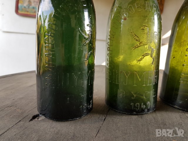 Стари бирени шишета 5 броя, снимка 6 - Антикварни и старинни предмети - 34157814