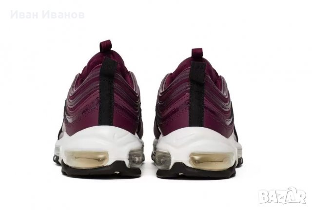 оригинални  маратонки  Nike  Air Max 97 Premium  Bordeaux  номер 39 , снимка 5 - Маратонки - 37449735