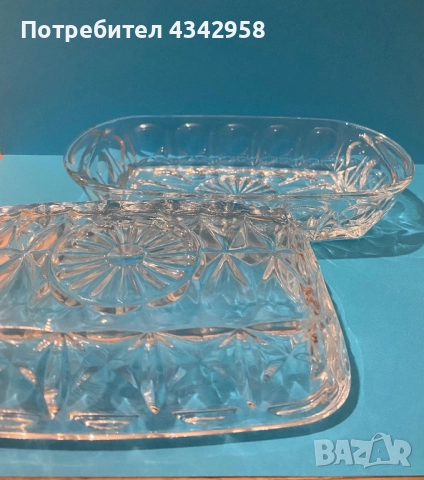 Henkel.France. Съд за масло. Кристал., снимка 6 - Кутии за храна - 52513167