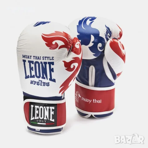 Нови Ръкавици за бокс Leone Muay Thai Бели  16 Oz