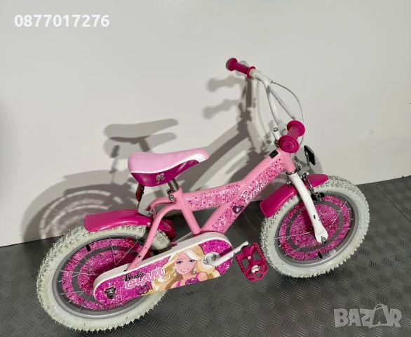 Детски велосипед Barbie за момиче 16 цола/ колело, снимка 3 - Велосипеди - 51387164