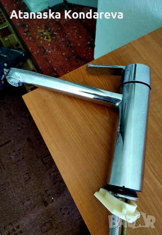 смесител за мивка от неръждаема стомана с висок чучур CORNWALL от SCHÜTTE, снимка 1 - Смесители - 39725683