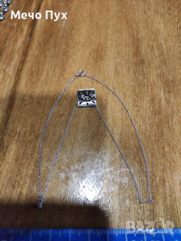 Сребърно колие (50), снимка 4 - Колиета, медальони, синджири - 38505822