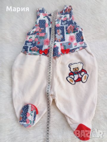 Лот за бебе-момиче 62 см - 15 лв, снимка 6 - Бебешки гащеризони - 34488593