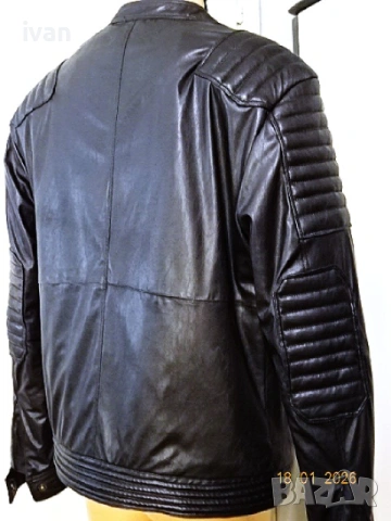 мъжко кожено яке, снимка 4 - Якета - 53143981