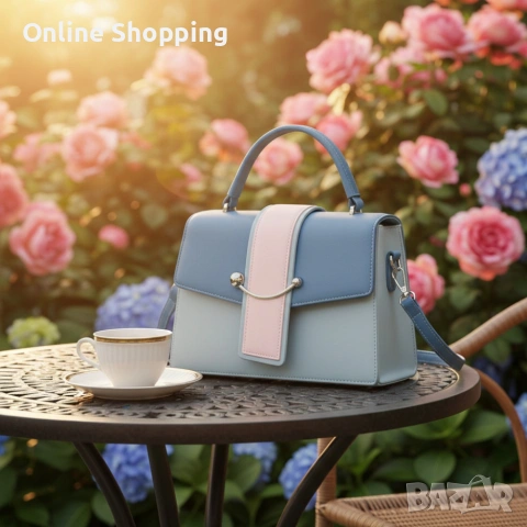 Елегантна дамска чанта в 7 цвята - компактна и стилна за всеки повод, снимка 10 - Чанти - 53270621