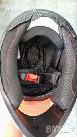 Каска за мотор WLT Matt Black Red с вградени очила., снимка 8 - Аксесоари и консумативи - 50537122