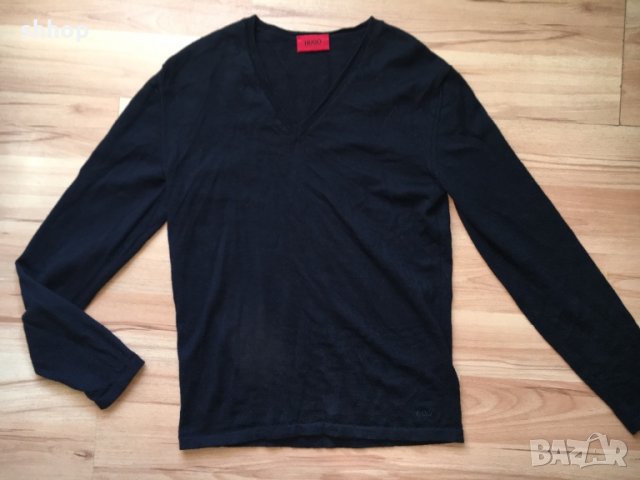 Оригинален пуловер Hugo Boss - M, снимка 1 - Пуловери - 30794558