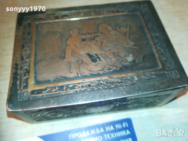 красива метална кутия-внос франция 10х7х4см, снимка 3 - Колекции - 30203938