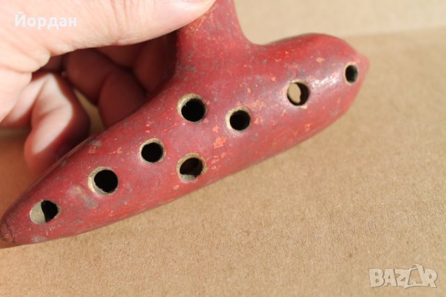 Детска керамична свирка с печат на майстора, снимка 7 - Антикварни и старинни предмети - 31754884