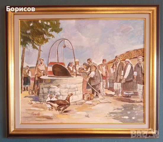 Картина " На герана " Петър Ненов