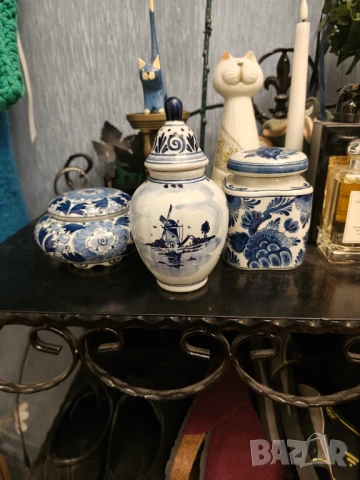 Делфт прекрасни порцеланови бурканчета