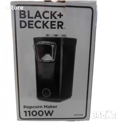 Машина за пуканки Black + Decker BXPC1100E 1100W, снимка 9 - Друга електроника - 52697381