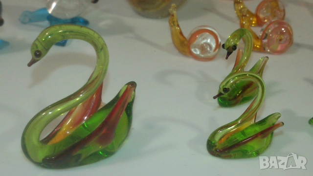 Лот миниатюрни стъклени животни и ябълка, снимка 11 - Колекции - 53358990