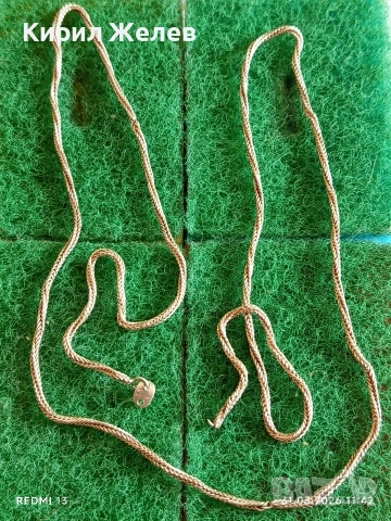 Сребърен синджир без закопчаване подходящ аксесоар за ежедневието 54196, снимка 7 - Колиета, медальони, синджири - 54037595