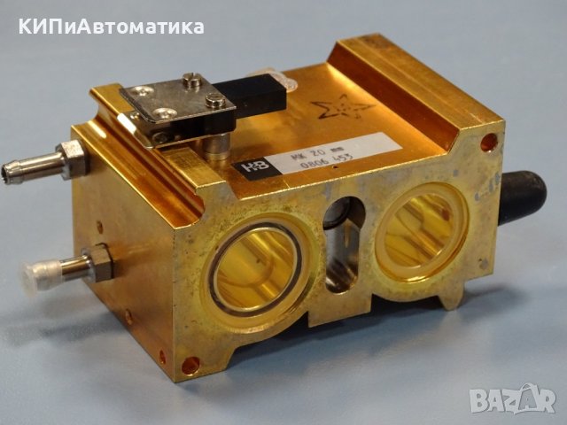 кюветна камера от рефрактометър Hartmann&Braun MK 20mm CO2, снимка 1 - Резервни части за машини - 37203881