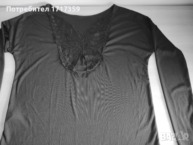 Дамска блуза , снимка 2 - Блузи с дълъг ръкав и пуловери - 52452729