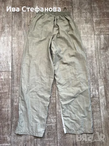 Нов спортно елегантен панталон висока талия  ластик на талията памук памучен , снимка 4 - Панталони - 47999868