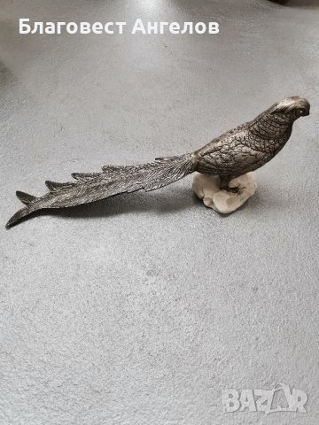 Статуетка на Паун , снимка 2 - Статуетки - 42398111