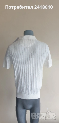 Hugo Boss Baldessarini Knit Памук / Коприна Mens Size M НОВО ! ОРИГИНАЛНА Мъжка  Тениска!, снимка 5 - Тениски - 53877677