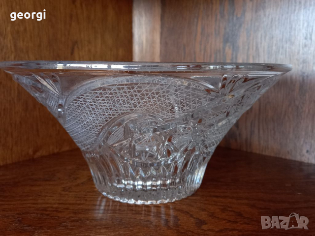 Кристална фруктиера   16/1, снимка 3 - Аксесоари за кухня - 36427560