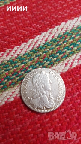 Сребърна монета 1,12 екю 1659