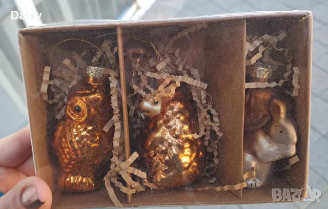 Коледни играчки от стъкло, снимка 4 - Декорация за дома - 48054165