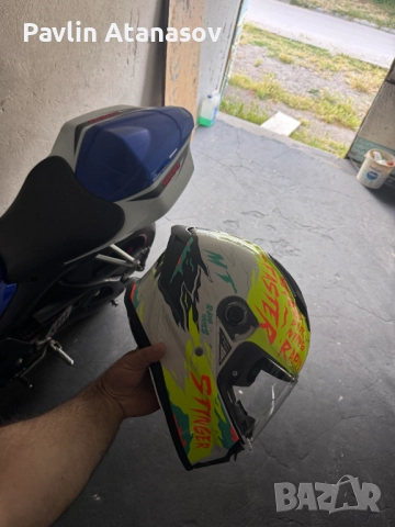 Каска MT Stinger 2 Ardent 3 - M, снимка 3 - Аксесоари и консумативи - 51982986