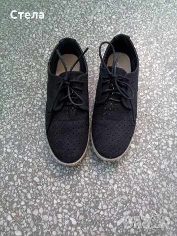 Дамски обувки пролетни / есенни, черни, с кутия, снимка 6 - Дамски ежедневни обувки - 30720104
