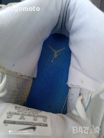 Nike® AIR Jordan® унисекс маратонки кецове баскет кецове, синьо белите Nike® AIR Jordan®, 39 - 40, снимка 2 - Маратонки - 44244312