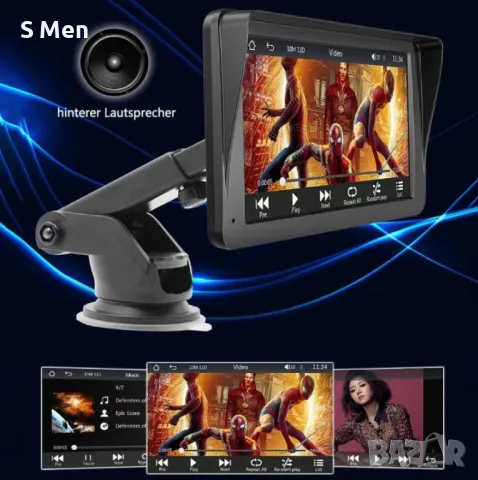 Android Авто Радио с Навигация – Безжичен CarPlay и Bluetooth, 9 инча, снимка 4 - Радиокасетофони, транзистори - 49183463