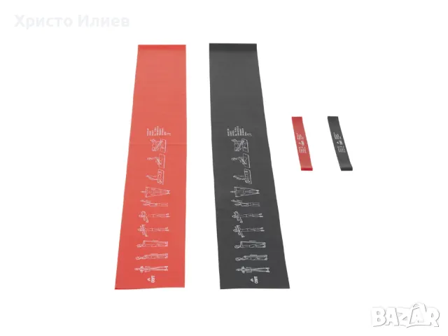 Фитнес ленти Комплект ластици за крака Сет ластици 4бр, снимка 5 - Фитнес уреди - 50439794