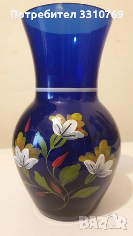 Декоративни стъклени вази Мурано, стил "Арт нуово"., снимка 12 - Вази - 52432679