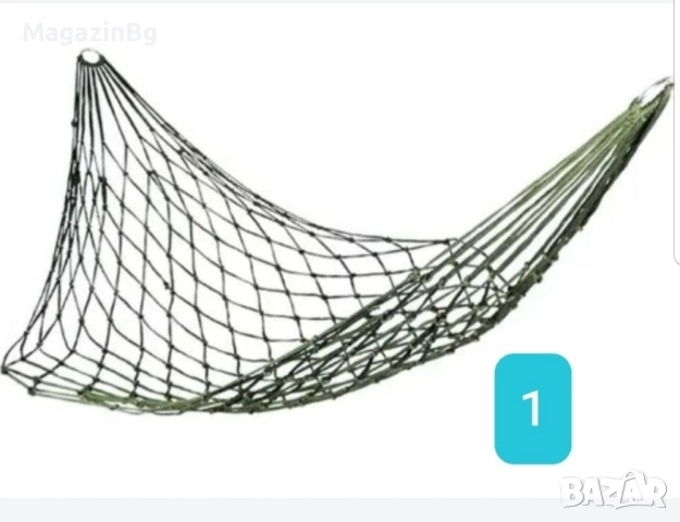 Хамак с Дървени рейки, Парашутен Памучен Мрежа Стол Hamak Хамаци Люлка, снимка 2 - Градински мебели, декорация  - 52264308