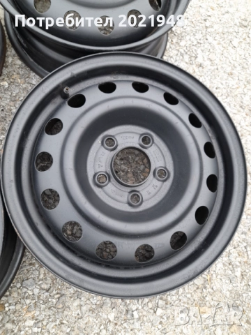 Продава железни джанти 15 цола за Хюндай,Киа, снимка 3 - Гуми и джанти - 52926287