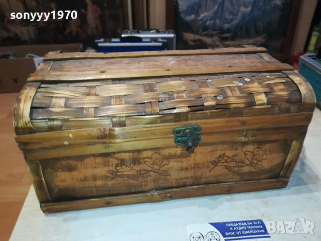 антика-стара плетена кутия 2403240944LNWC, снимка 17 - Антикварни и старинни предмети - 44920208