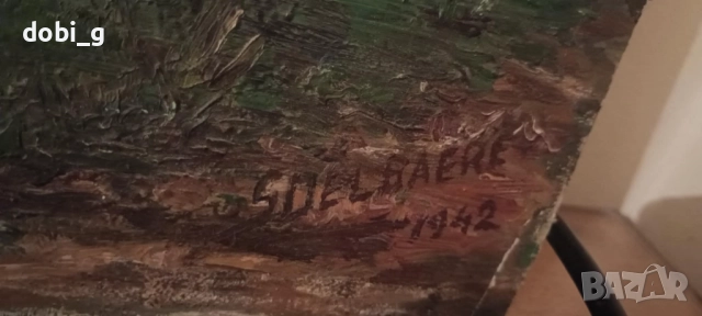 Стара германска картина, снимка 3 - Картини - 52522731