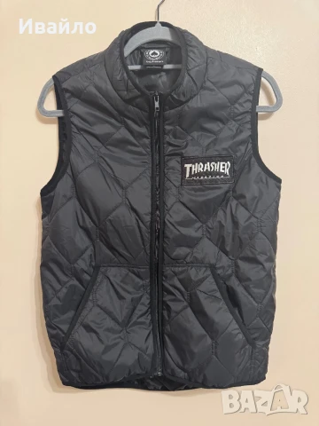 Thrasher Magazine Logo Vest - Black.
