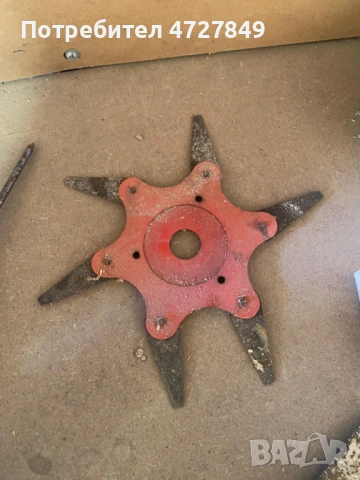 Спешно! Метален нож за тример с 6 зъба – За гъста трева и храсти