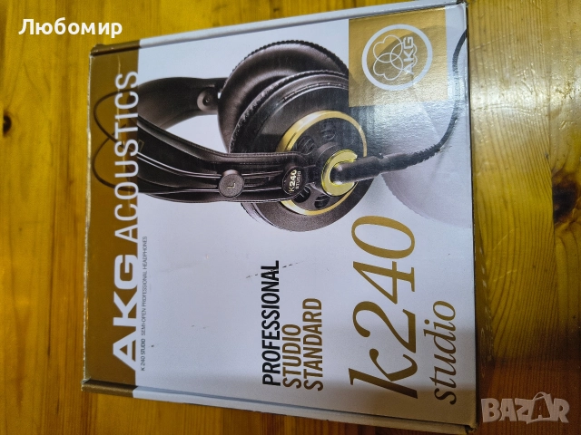 AKG - K 240 - Студийни професионални полуотворени стерео слушалки, снимка 6 - Слушалки и портативни колонки - 52685125