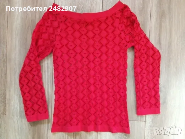 Дамска блуза - мрежа , снимка 3 - Блузи с дълъг ръкав и пуловери - 48962710