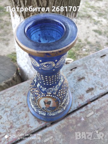 Стара турска ваза, снимка 2 - Антикварни и старинни предмети - 32087253