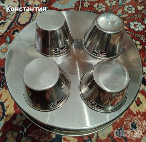 Тава и купички от неръждаема стомана, снимка 3 - Съдове за готвене - 53221872