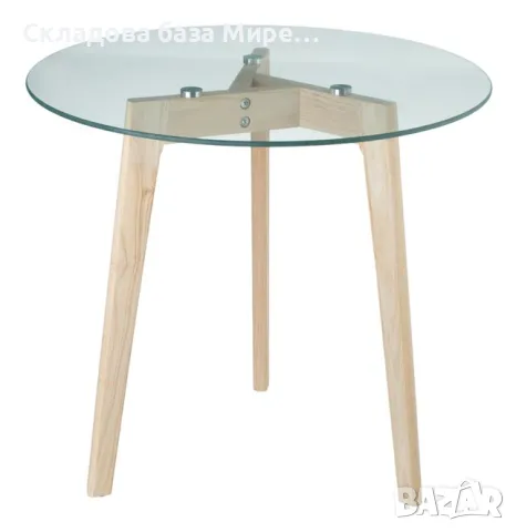 Холна маса, Дурво и пластмаса,45x49 сантиметра, снимка 1