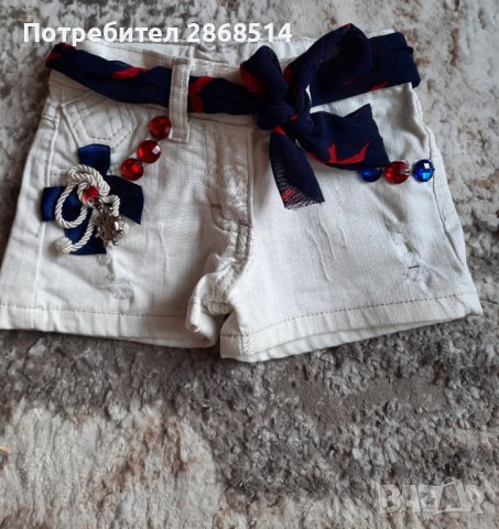 Бебешки къси панталонки D&G, снимка 2 - Панталони и долнища за бебе - 36625429