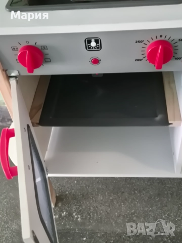 Дървена детска кухня с аксесоари, снимка 5 - Играчки за стая - 52822978