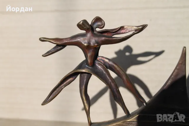 Бронзова пластика, снимка 3 - Антикварни и старинни предмети - 49061995
