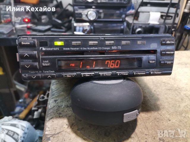 Nakamichi MB-75 インダッシュ6連装CDチェンジャー•プレイヤー
